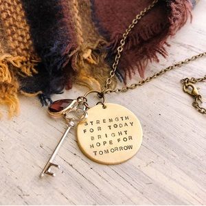 Handcrafted Inspirational Necklace- Last one✨